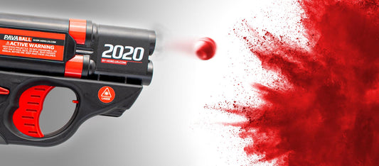 HERO® 2020 Firing a Projectile Exploding into a Cloud of Chemical Irritant